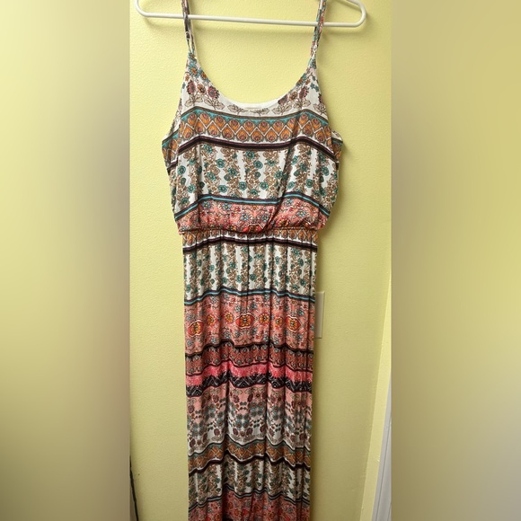 Spaghetti Strap Maxi Dress Small EUC - Picture 2 of 3